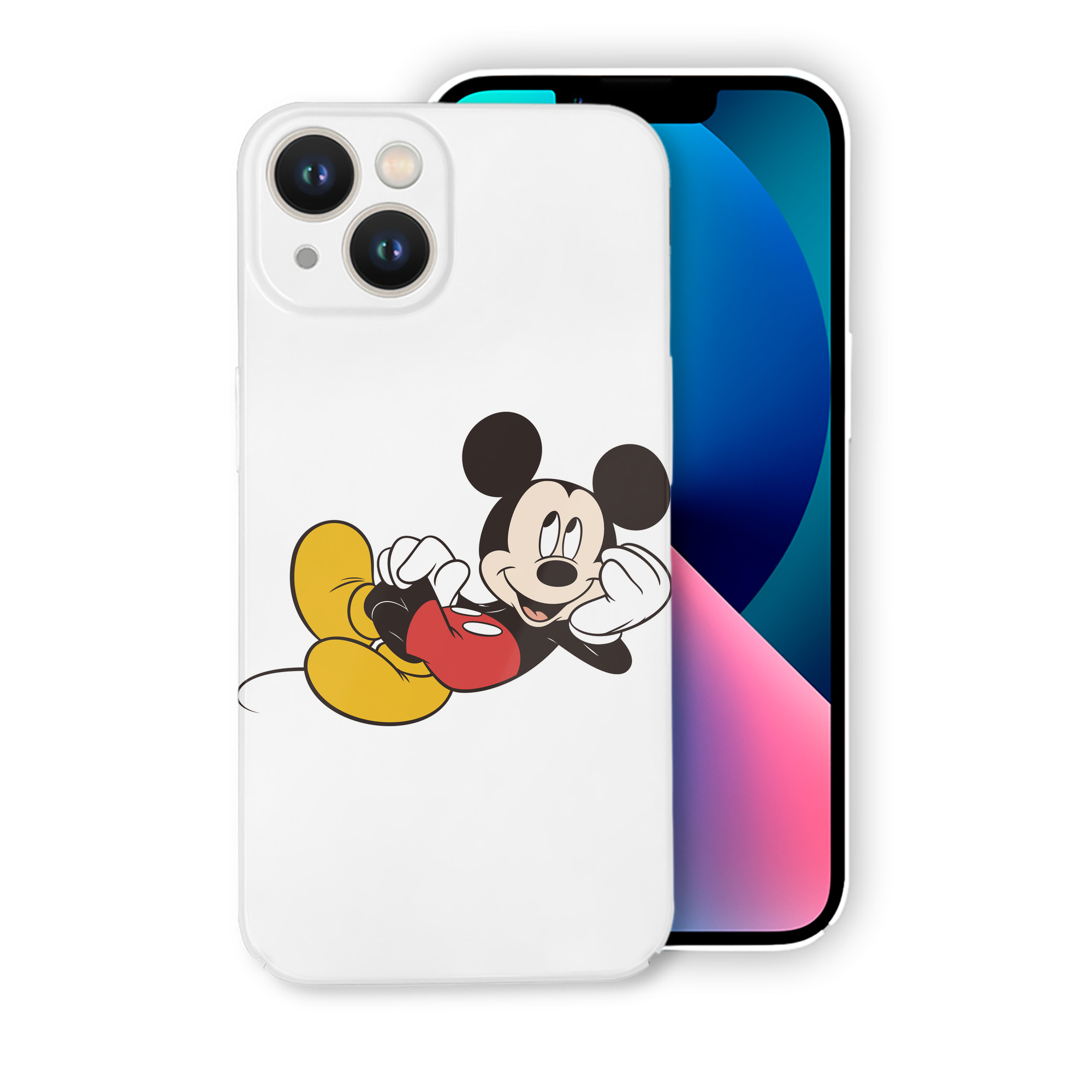 （画像用） ミッキーマウス Mickey Mouse 【iPhone 14シリーズ対応】ハードケース